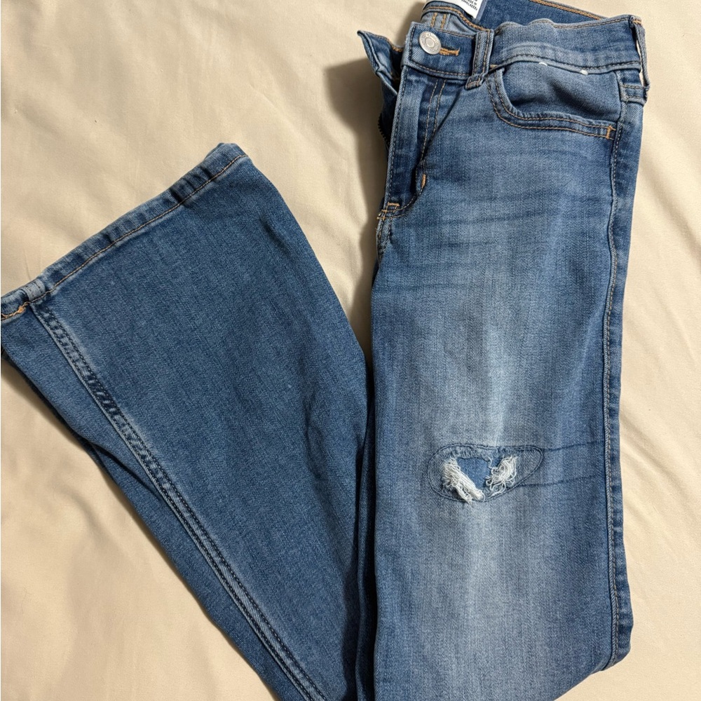Abercrombie Kids Blue Distressed Jeans